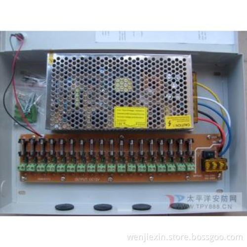 DC12V 10A 18 Channels CCTV monitor power supply